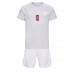 Tanie Strój piłkarski Dania Christian Eriksen #10 Koszulka Wyjazdowej dla dziecięce MŚ 2022 Krótkie Rękawy (+ szorty)